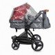 Carucior transformabil 3 in 1 Coccolle Ambra Syrah Red 2021