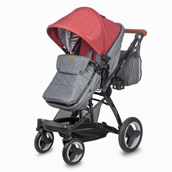 Carucior transformabil 3 in 1 Coccolle Ambra Syrah Red 2021