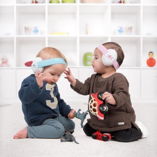 Casti antifonice pentru bebelusi Alpine Muffy Baby Blue ALP24944