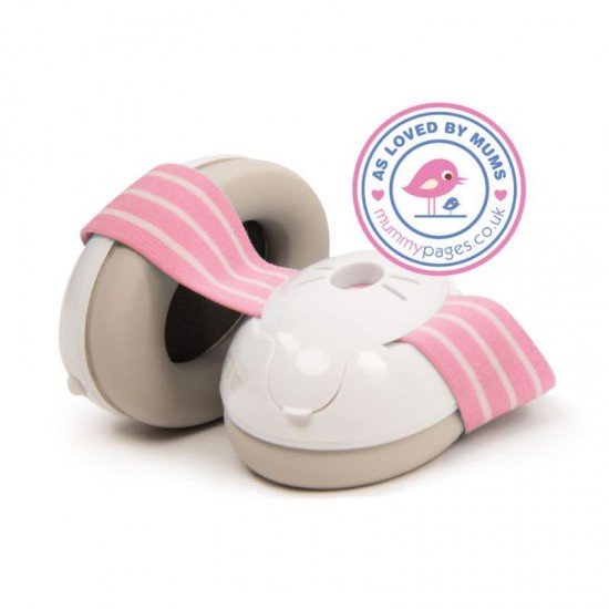 Casti antifonice pentru bebelusi Alpine Muffy Baby Pink ALP24951