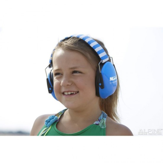 Casti antifonice pentru copii Alpine Muffy Blue ALP22780