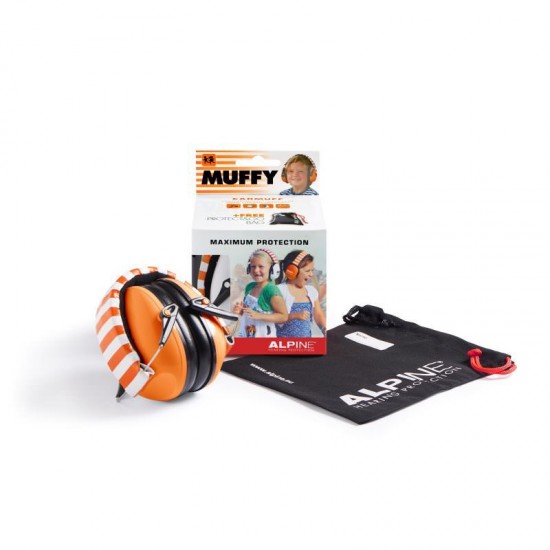 Casti antifonice pentru copii Alpine Muffy Orange ALP25675