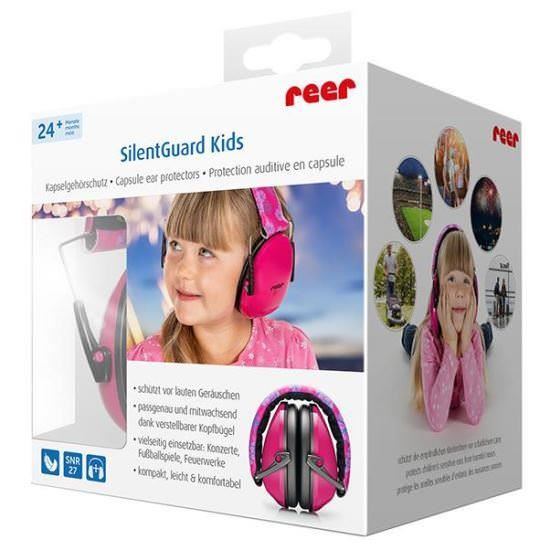 Casti antifonice pentru copii REER SilentGuard Kids Girl 53094