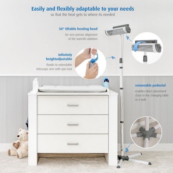 Incalzitor pentru masa de infasat bebelusul Reer EasyHeat Flex 