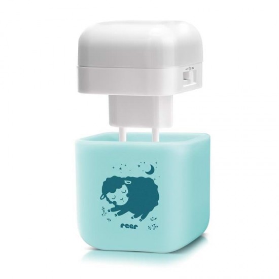 Lampa de veghe 2 in 1 cu LED-uri albastra Reer 52143