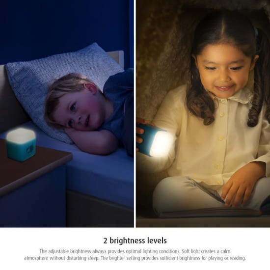 Lampa de veghe 2 in 1 cu LED-uri albastra Reer 52143