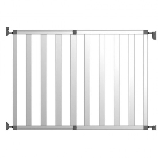 Poarta de siguranta extensibila din aluminiu Noma IKON PURE 62–104 cm N94078