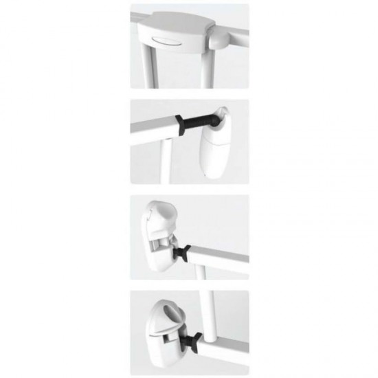 Poarta de siguranta extensibila Noma, 62 – 102 cm, metal negru, N93330