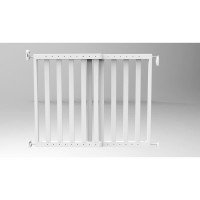 Poarta de siguranta extensibila Noma, 64 – 100 cm, lemn alb, N94153