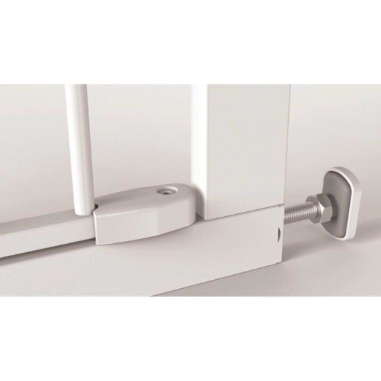 Poarta de siguranta Noma Easy Fit, presiune, 75-82 cm, metal alb, N93439