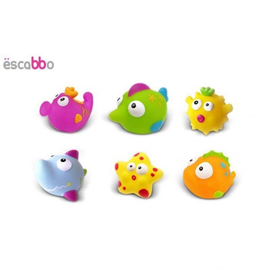 Set 6 jucarii de baie Lumea Subacvatica Escabbo
