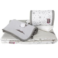 Set de pat 4 piese pentru bebelusi Comfi-Dreams Sleepy Sheep 843060