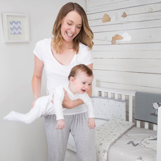 Set de pat 4 piese pentru bebelusi Comfi-Dreams Sleepy Sheep 843060