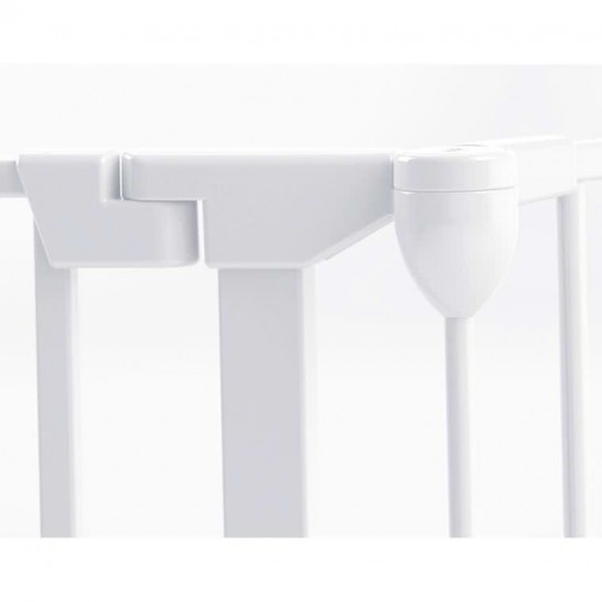 Tarc de siguranta modular cu 3 panouri, metal alb, Noma N94054  