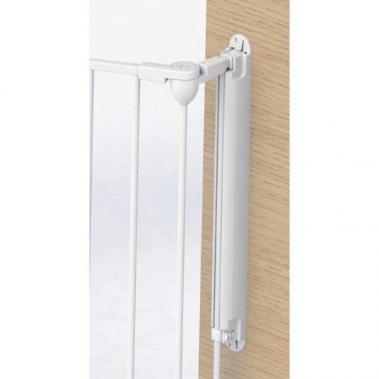 Tarc de siguranta modular cu 3 panouri, metal alb, Noma N94054  