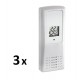 Termo-Higrometru cu 3 senzori wireless TFA 30.3054.10 