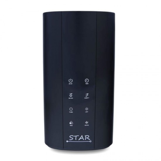 Umidificator cu generator plasma si difuzor de arome Airbi Star negru BI1520