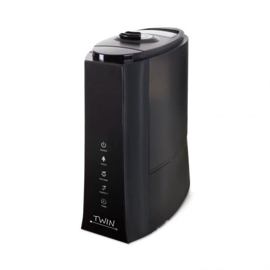 Umidificator cu ionizare si difuzor arome TWIN negru, Airbi BI3221
