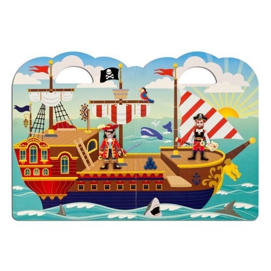 Abtibilduri pufoase Piratii Melissa and Doug