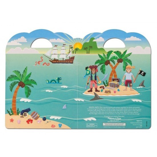 Abtibilduri pufoase Piratii Melissa and Doug