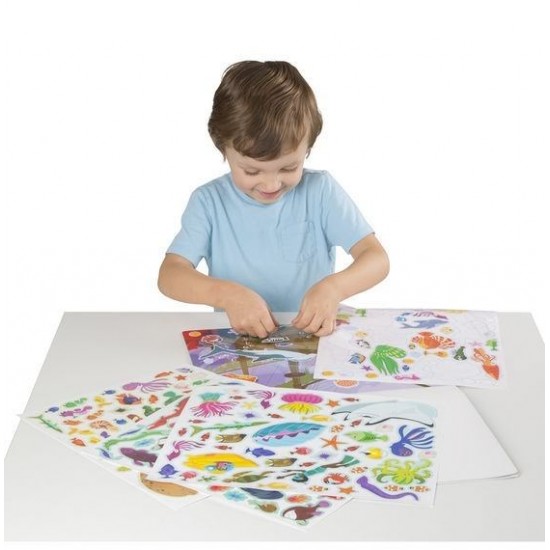 Abtibilduri reutilizabile Viata acvatica