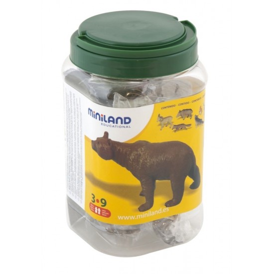 Animale din padure Miniland 8 figurine