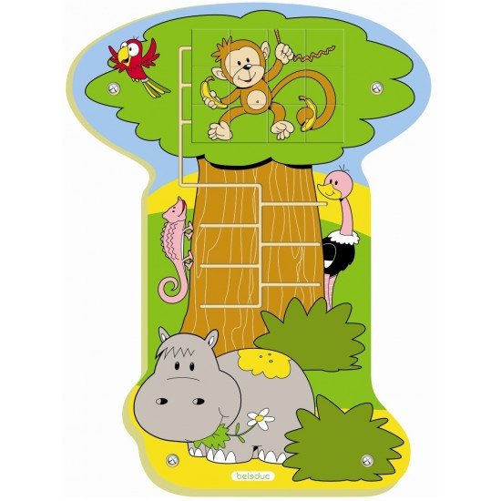 Aplicatie de perete Maimutica buclucasa - Beleduc