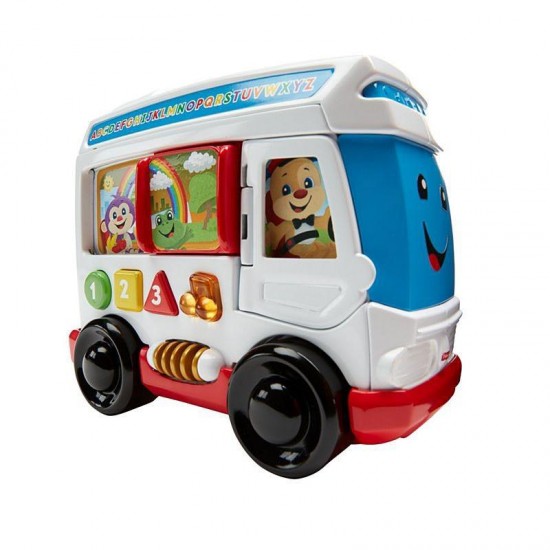 Autobuzul cu lumini si sunete Laugh and Learn - Fisher Price