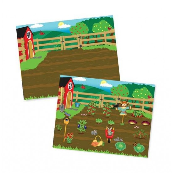 Bloc cu abtibilduri reutilizabile Ferma Melissa & Doug