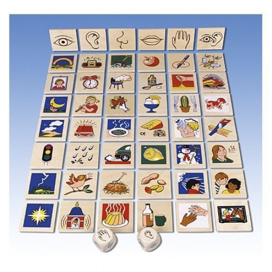 Joc educativ Beleduc - Cele 5 simturi si mediul