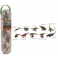 Cutie cu 10 minifigurine Dinozauri set 1