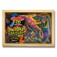 Dinozauri din lemn cu magneti Melissa and Doug