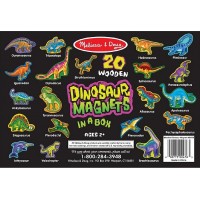 Dinozauri din lemn cu magneti Melissa and Doug