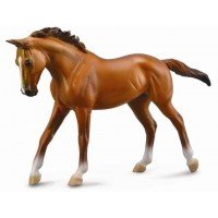 Figurina Cal Thoroughbred Mare Chestnut Deluxe