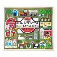 Figurine din lemn Ferma Melissa and Doug