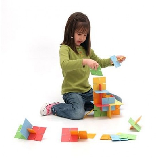 Joc de constructie Patrate DADO Original - Fat Brain Toys