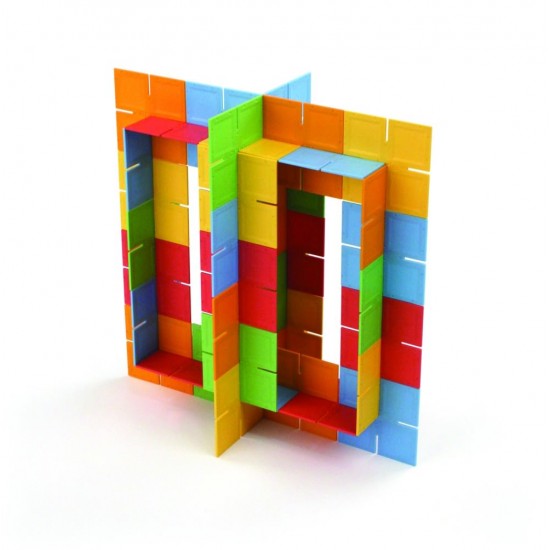 Joc de constructie Patrate DADO Original - Fat Brain Toys