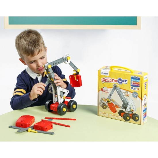 Joc de constructii Activity Mecaniko 81 Miniland