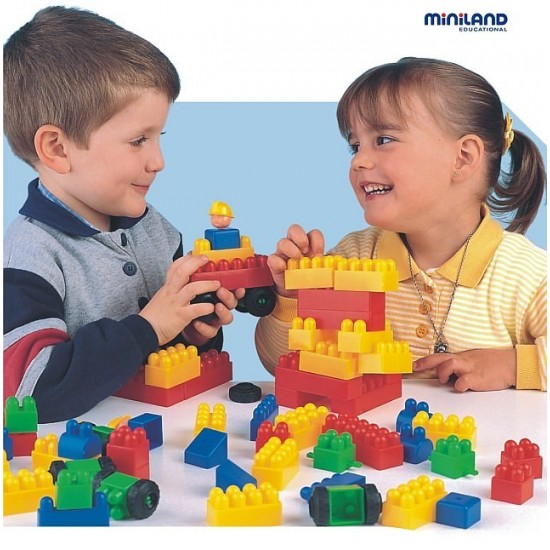 Joc de constructii Caramizi Miniland 300 piese