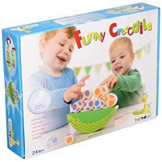 Joc de echilibru Funny Crocodile - Beleduc