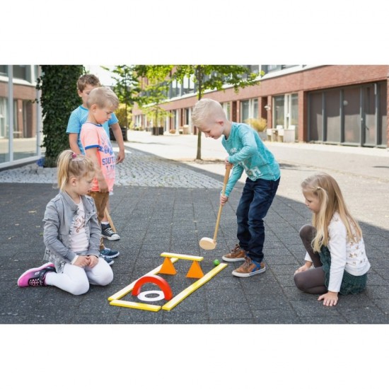Joc de golf din lemn Buitenspeel