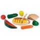 Set din lemn alimente de feliat Melissa and Doug