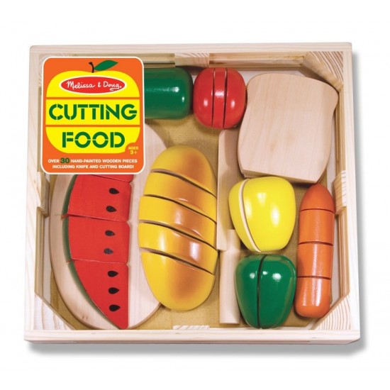 Set din lemn alimente de feliat Melissa and Doug
