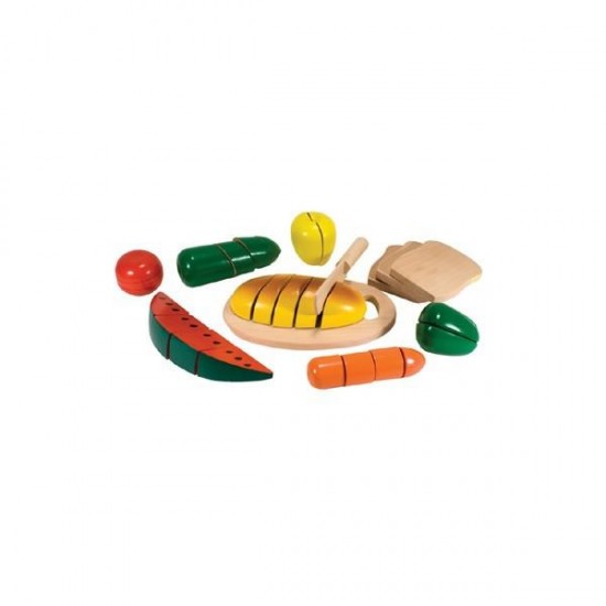 Set din lemn alimente de feliat Melissa and Doug