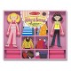 Set din lemn Melissa and Doug - Imbraca-le pe Abby si Ema 