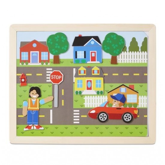 Joc magnetic Melissa and Doug - Potriveste piesele