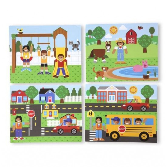 Joc magnetic Melissa and Doug - Potriveste piesele