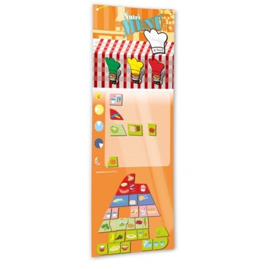 Joc magnetic Miniland - Piramida alimentelor