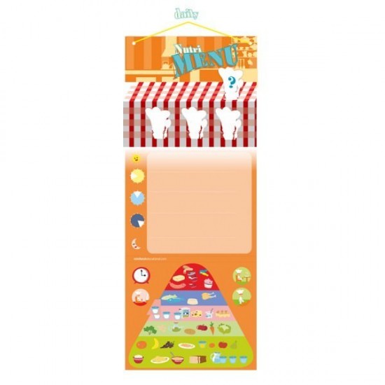 Joc magnetic Miniland - Piramida alimentelor