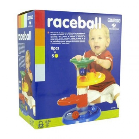 Jucarie cursa cu bile pentru bebelusi - Miniland